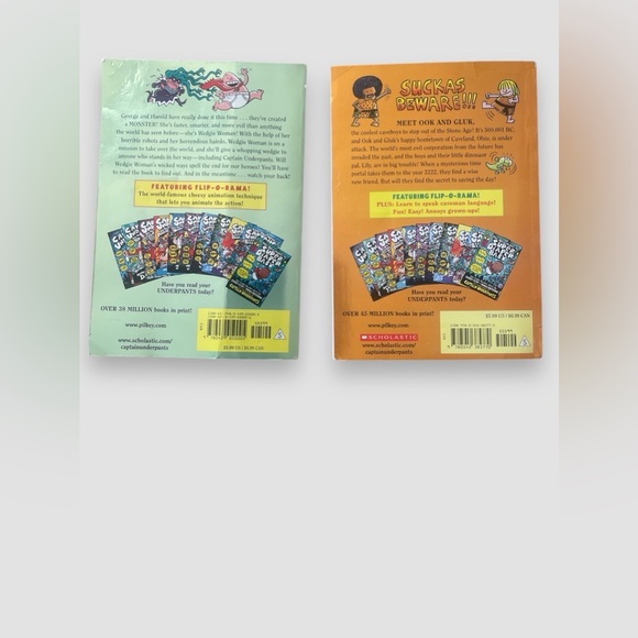 Lot of 5 Kids Books Dog Man Captain Underpants Grade School Scholastic Ages 7-12 - Picture 6 of 6